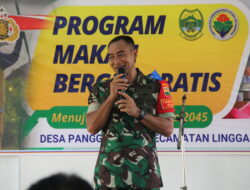 Kasrem 033/WP Tinjau Lauching Makan Bergizi Gratis