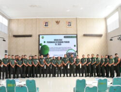 Korem 033/WP sosialisasi pembinaan ketahanan pangan ke prajurit TNI