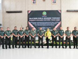 Korem 033/WP Menyelenggarakan Pelatihan public speaking
