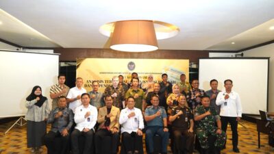 Kasiren Korem 033/WP ikuti Rakor Analisis Terkait Isu Administrasi Wilayah dan Kependudukan dalam mencapai target pembangunan di provinsi Kepri.