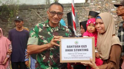 Kasrem 033/WP Dampingi Tim WASEV Tinjau TMMD Ke-125