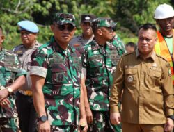 Danrem 033/WP Tinjau Langsung Progses Pembangunan Yon TP 849/BS