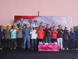 DANREM 033/WP HADIRI PEMBUKAAN KEJURDA TAEKWONDO PROVINSI KEPULAUAN RIAU 2025.