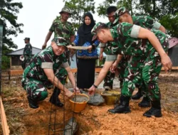 Kasrem 033/WP Ikut Serta Resmikan  Koperasi Merah Putih.