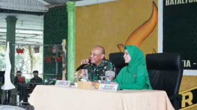 Danrem 033/WP Tekankan Pentingnya Dukungan Keluarga bagi Prajurit di Perbatasan.