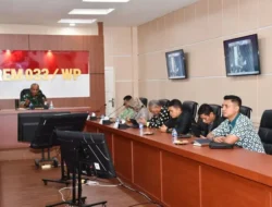 Danrem 033/WP Brigjen TNI Bambang Herqutanto M.Han, menghadiri Rapat Paripurna TMMD KE – 46 secara Virtual.