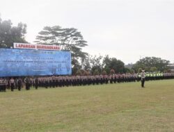 Danrem 033/Wira Pratama Hadiri Apel Gelar Pasukan Operasi Lilin Seligi 2025.