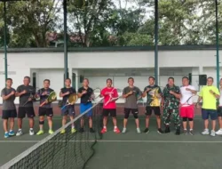 Irdam Kodam XIX/TT Laksanakan Olahraga di Lapangan Tenis Korem 033/WP
