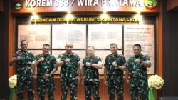 Tingkatkan Integritas Satuan, Korem 033/WP Sambut Tim Verifikasi Lapangan PMPZI Mabesad.