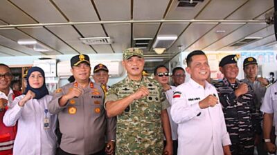 Danrem 033/WP Bersama Forkopimda Tinjau Tiga Pelabuhan di Batam, Pastikan Kesiapan Hadapi Lonjakan Penumpang Angkutan Lebaran 2026.
